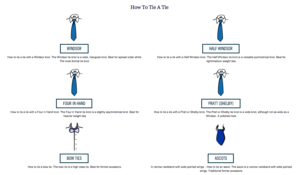 How to tie a tie - tiebar.com