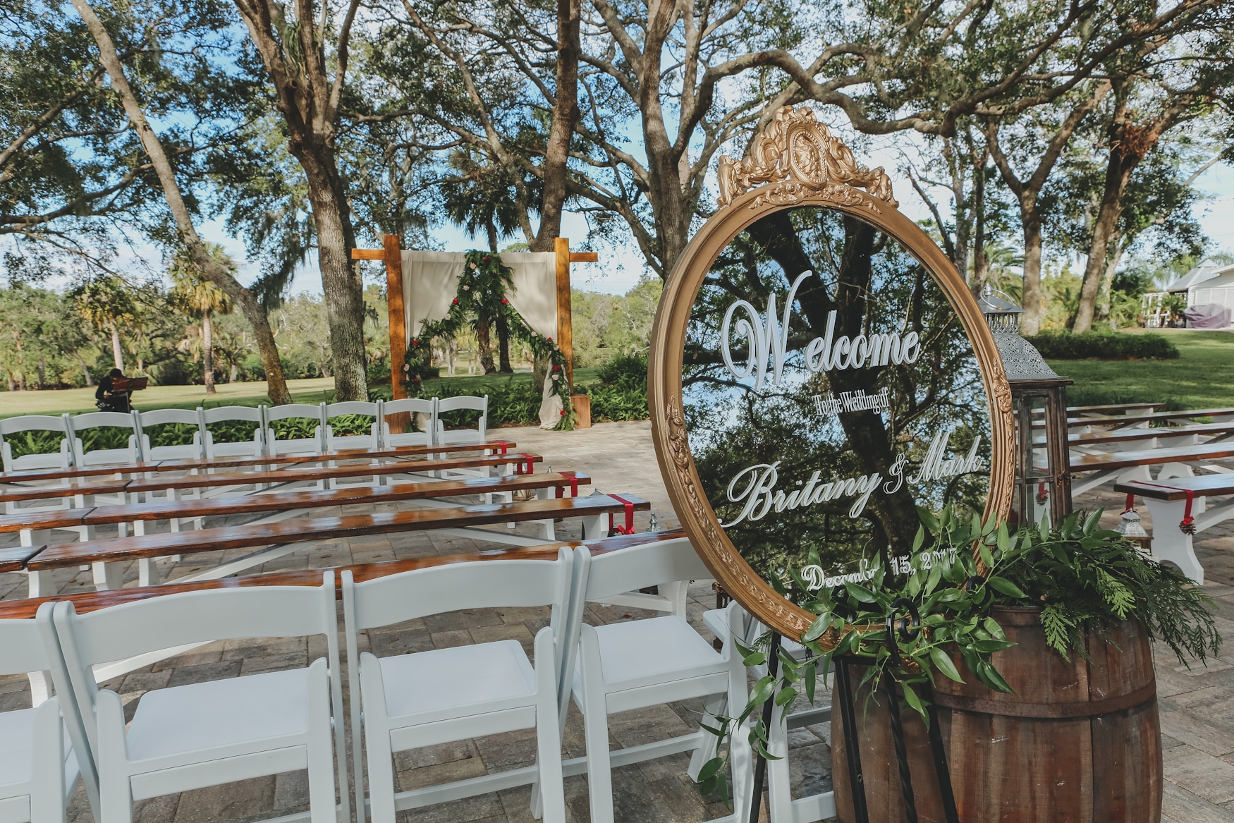 Ceremony Welcome at Up the Creek Farms