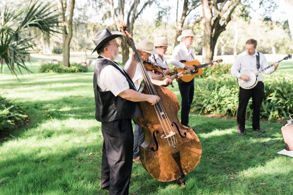blue cypress bluegrass live band for brevard county wedding ceremony