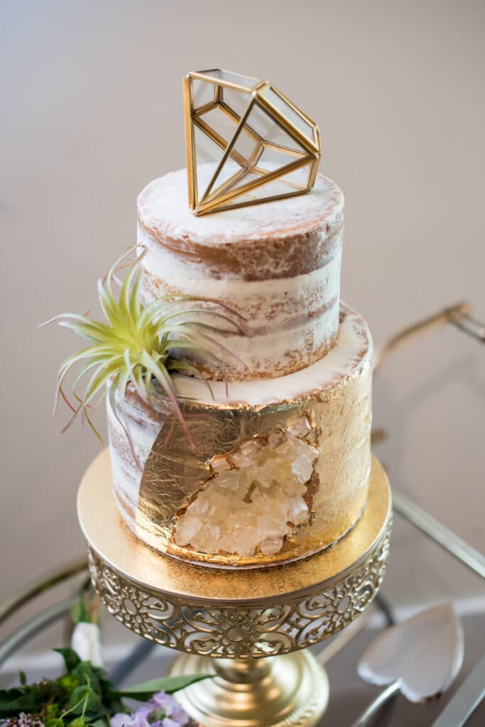boho wedding cake 