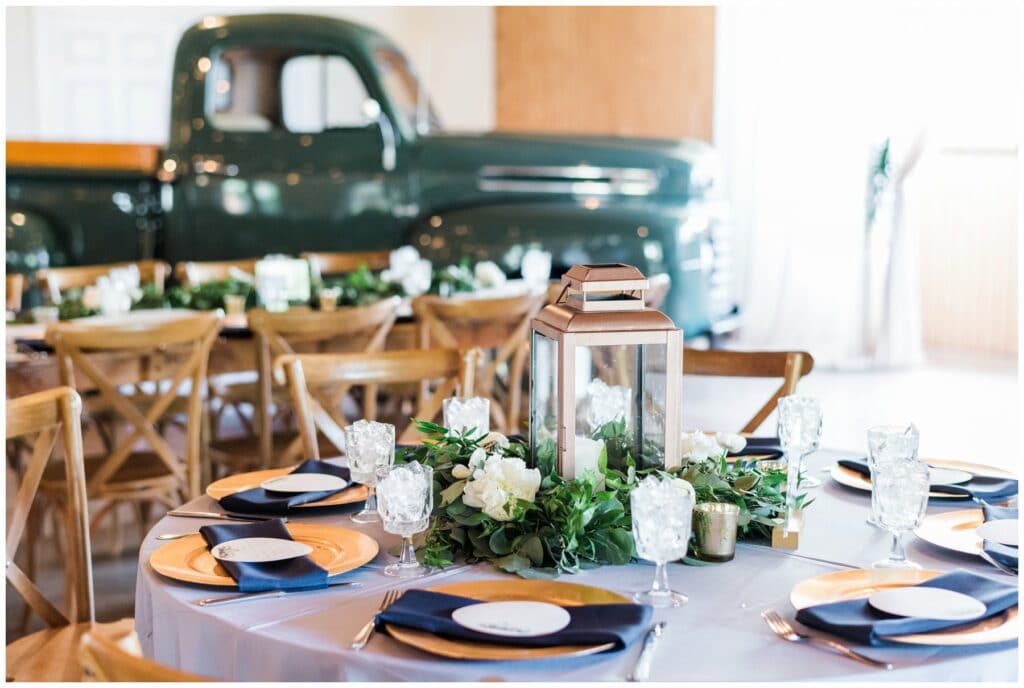 rustic lantern centerpiece designs for a classic barn wedding reception