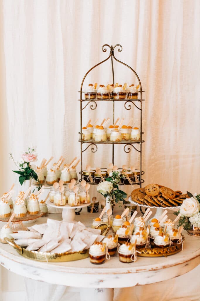 southern style dessert display 