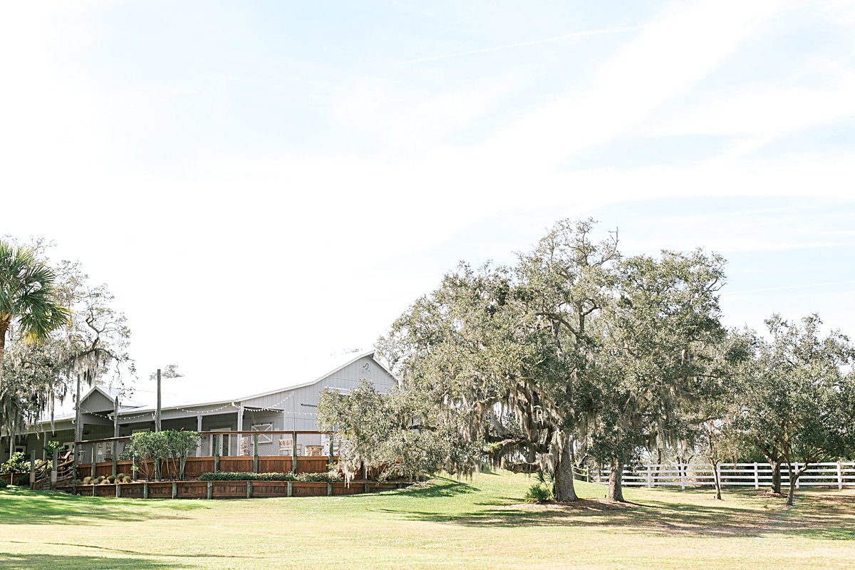 Florida oak tree wedding venue