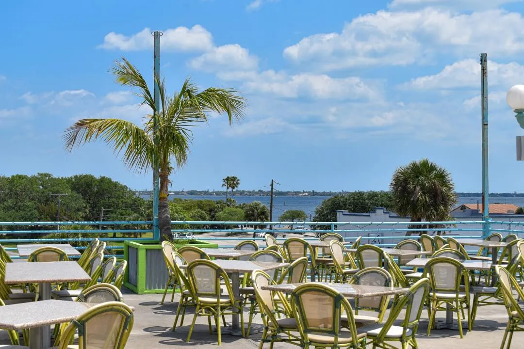 Rooftop rehearsal dinner location for weddings in Melbourne FL